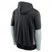 Толстовка Las Vegas Raiders Nike Color Block Fleece Performance - Black