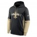Толстовка New Orleans Saints Nike Black Color Block Fleece Performance