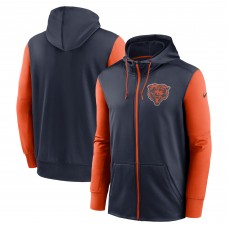 Толстовка на молнии Chicago Bears Nike Performance - Navy