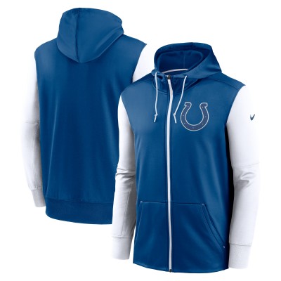 Indianapolis Colts Nike Royal Performance Full-Zip Hoodie