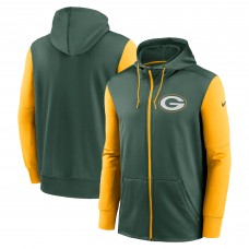 Толстовка на молнии Green Bay Packers Nike Performance - Green