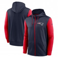 Толстовка на молнии New England Patriots Nike Performance - Navy