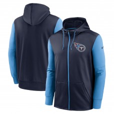 Толстовка на молнии Tennessee Titans Nike Performance - Navy