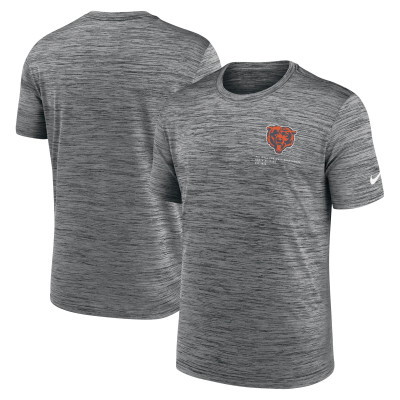 Футболка Chicago Bears Nike Anthracite Velocity Performance