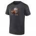 Футболка Cleveland Browns Charcoal Brownie The Elf Throwback Logo