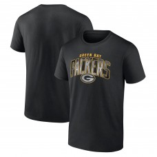 Green Bay Packers Smoke Arch T-Shirt - Black