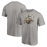 New Orleans Saints Heather Gray True Color T-Shirt