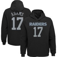 Толстовка Davante Adams Las Vegas Raiders Youth Mainliner Player Name & Number - Black