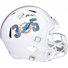Autographed Miami Dolphins Jaylen Waddle Fanatics Authentic Riddell 305 Speed Replica Helmet