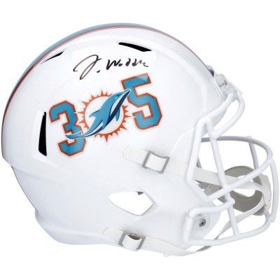 Autographed Miami Dolphins Jaylen Waddle Fanatics Authentic Riddell 305 Speed Replica Helmet