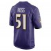 Игровая джерси Josh Ross Baltimore Ravens Nike - Purple