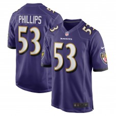 Игровая джерси DelShawn Phillips Baltimore Ravens Nike - Purple