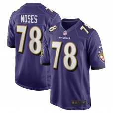Игровая джерси Morgan Moses Baltimore Ravens Nike - Purple