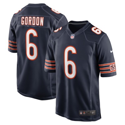 Игровая джерси Kyler Gordon Chicago Bears Nike - Navy