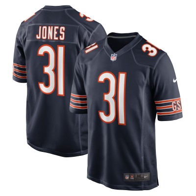 Игровая джерси Jaylon Jones Chicago Bears Nike - Navy