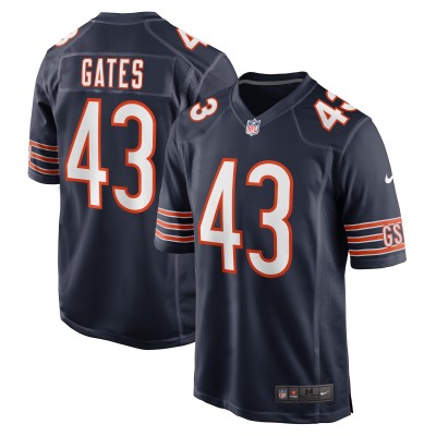 Игровая джерси DeMarquis Gates Chicago Bears Nike - Navy