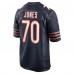 Игровая джерси Braxton Jones Chicago Bears Nike - Navy