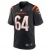 Игровая джерси Ted Karras Cincinnati Bengals Nike - Black