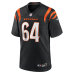 Джерси Cincinnati Bengals Ted Karras Nike Black Game