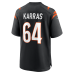Джерси Cincinnati Bengals Ted Karras Nike Black Game