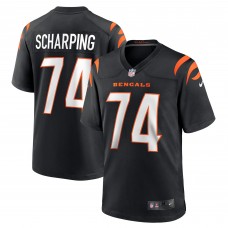 Игровая джерси Max Scharping Cincinnati Bengals Nike - Black