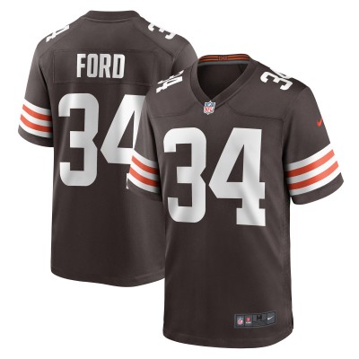 Джерси Cleveland Browns Jerome Ford Nike Brown Game Player