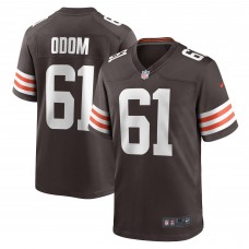 Chris Odom Cleveland Browns Nike Game Player Jersey - Brown