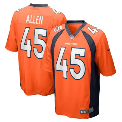 Игровая джерси Christopher Allen Denver Broncos Nike - Orange