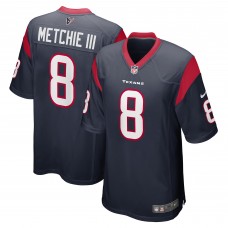 Игровая джерси John Metchie III Houston Texans Nike Game Player - Navy