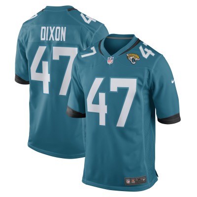 Игровая джерси DeShaan Dixon Jacksonville Jaguars Nike Team Game Player - Teal