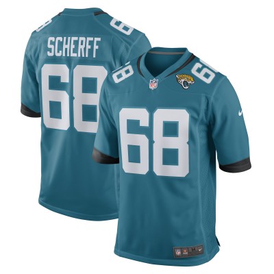 Игровая джерси Brandon Scherff Jacksonville Jaguars Nike - Teal