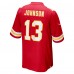 Nazeeh Johnson Kansas City Chiefs Nike Game Player Jersey - Red