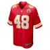 Cole Christiansen Kansas City Chiefs Nike Game Player Jersey - Red