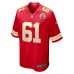 Austin Reiter Kansas City Chiefs Nike Game Player Jersey - Red