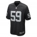 Игровая джерси Luke Masterson Las Vegas Raiders Nike Game Player - Black