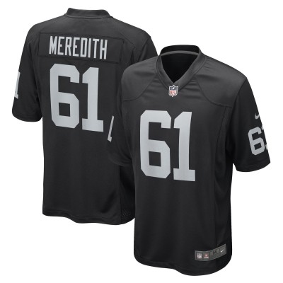 Игровая джерси Jordan Meredith Las Vegas Raiders Nike Game Player - Black