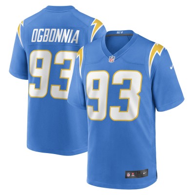 Игровая джерси Otito Ogbonnia Los Angeles Chargers Nike - Powder Blue