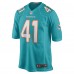 Игровая джерси Channing Tindall Miami Dolphins Nike - Aqua