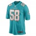 Игровая джерси Connor Williams Miami Dolphins Nike - Aqua