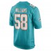 Игровая джерси Connor Williams Miami Dolphins Nike - Aqua