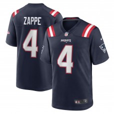 Игровая джерси Bailey Zappe New England Patriots Nike - Navy
