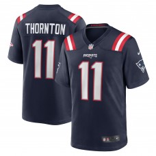 Игровая джерси Tyquan Thornton New England Patriots Nike - Navy