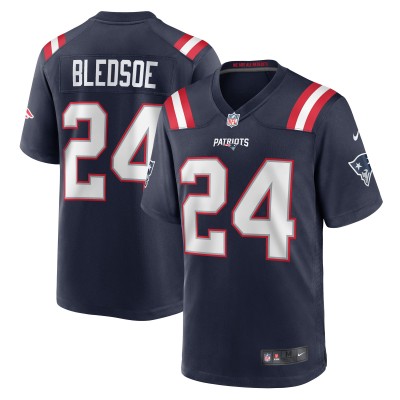 Игровая джерси Joshuah Bledsoe New England Patriots Nike - Navy