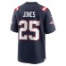 Игровая джерси Marcus Jones New England Patriots Nike - Navy