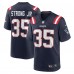 Игровая джерси Pierre Strong Jr. New England Patriots Nike Game Player - Navy