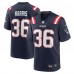 Игровая джерси Kevin Harris New England Patriots Nike - Navy