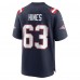 Игровая джерси Chasen Hines New England Patriots Nike - Navy