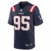 Игровая джерси Daniel Ekuale New England Patriots Nike - Navy