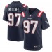 Игровая джерси DaMarcus Mitchell New England Patriots Nike - Navy