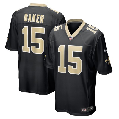 Игровая джерси New Orleans Saints Kawaan Baker Nike Black Game Player